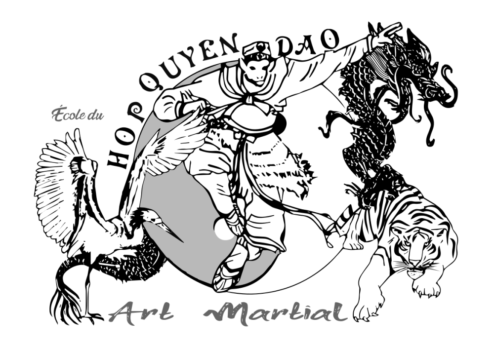 Logo Association Française du Hop Quyen Dao, Kung Fu et Tai Chi Chuan